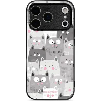 Lesklý kryt Mobiwear Glossy - Apple iPhone 17 Pro - G045G - Kočičky (Prémiové lesklé pouzdro, obal, kryt Mobiwear Glossy na mobil Apple iPhone 17 Pro - G045G - Kočičky, materiál Plast + TPU silikon - krytí po všech stranách, neošoupatelný potisk, tenké)