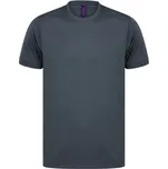 Henbury Pánské funkční tričko H024 Charcoal 4XL