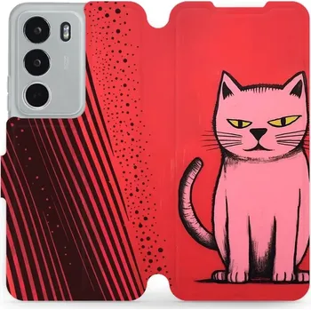 Pouzdro na mobilní telefon Flipové pouzdro Mobiwear - Realme C71 - VP54S Kocourek (Knížkové flip pouzdro, obal, kryt na mobil Realme C71 - VP54S Kocourek, materiál Umělá kůže + TPU - ochrana 360°, stojánek, silikonová vanička, magnetické zavírání)