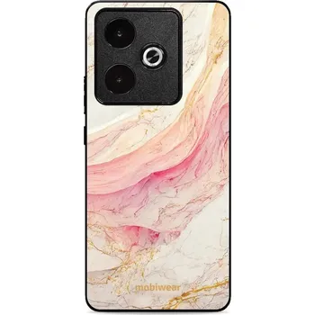 Pouzdro na mobilní telefon Lesklý kryt Mobiwear Glossy - Realme GT 7T - G027G - Růžový a zlatavý mramor (Prémiové lesklé pouzdro, obal, kryt Mobiwear Glossy na mobil Realme GT 7T - G027G - Růžový a zlatavý mramor, materiál Plast + TPU silikon - krytí po všech stranách, neošoupateln