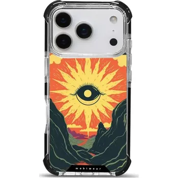 Pouzdro na mobilní telefon Odolný obal Mobiwear MagSafe Elite Bumper - Apple iPhone 17 Pro - D025D Sluneční oko (Odolný kryt, pouzdro, obal Mobiwear Elite Bumper na mobil Apple iPhone 17 Pro - D025D Sluneční oko, materiál Plast + TPU silikon + kov - zesílená ochrana telefonu, podpo