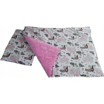 Dětská deka Bavlněná deka Minky 100x135 cm s výšivkou jména dítěte, vícebarevná