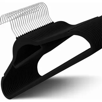 Věšák Šatní ramínko plastový Avante černý