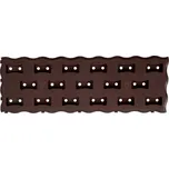 Hnědý záhonový chodník GH82 - délka 60 cm, šířka 20 cm, výška 2,5 cm - 20067446