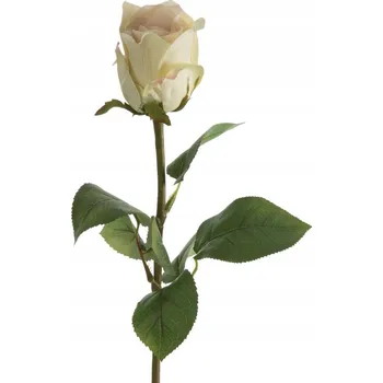 umělá květina Umělá květina dekorativní růže krémová 68 cm Eurofirany