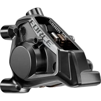 SRAM DISC BRAKE CALIPER ASSEMBLY - (ASSEMBLED, NO HOSE) FORCE AXS E1 - FLAT MOUNT 2-PIECE FRONT