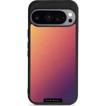 Pouzdro na mobilní telefon Lesklý kryt Mobiwear Glossy - Google Pixel 9 Pro - G066G Oranžový odstín (Prémiové lesklé pouzdro, obal, kryt Mobiwear Glossy na mobil Google Pixel 9 Pro - G066G Oranžový odstín, materiál Plast + TPU silikon - krytí po všech stranách, neošoupatelný potisk