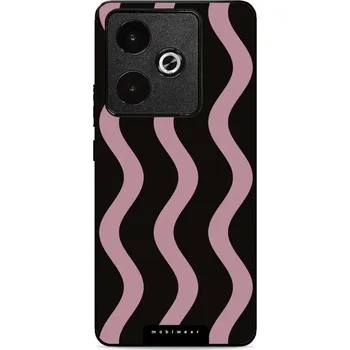 Pouzdro na mobilní telefon Lesklý kryt Mobiwear Glossy - Realme GT 7T - GA54G Fialové vlnky (Prémiové lesklé pouzdro, obal, kryt Mobiwear Glossy na mobil Realme GT 7T - GA54G Fialové vlnky, materiál Plast + TPU silikon - krytí po všech stranách, neošoupatelný potisk, tenké proveden