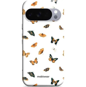 Pouzdro na mobilní telefon Odolný obal Mobiwear Elite Pro - Google Pixel 10 Pro - EP76E Oranžoví motýlci (Odolné pouzdro, obal kryt Mobiwear Elite Pro - maximální ochrana mobilu Google Pixel 10 Pro, zesílené hrany, přesné výřezy, pohodlné držení, odolná grafika, kvalitní materiály)