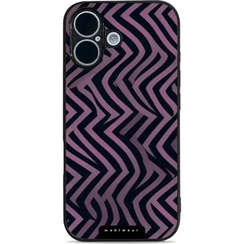 Pouzdro na mobilní telefon Lesklý kryt Mobiwear Glossy - Apple iPhone 17 - GA55G Fialové klikyháky (Prémiové lesklé pouzdro, obal, kryt Mobiwear Glossy na mobil Apple iPhone 17 - GA55G Fialové klikyháky, materiál Plast + TPU silikon - krytí po všech stranách, neošoupatelný potisk,)