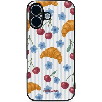 Pouzdro na mobilní telefon Lesklý kryt Mobiwear Glossy - Apple iPhone 17 - GP85G Croissanty (Prémiové lesklé pouzdro, obal, kryt Mobiwear Glossy na mobil Apple iPhone 17 - GP85G Croissanty, materiál Plast + TPU silikon - krytí po všech stranách, neošoupatelný potisk, tenké proveden