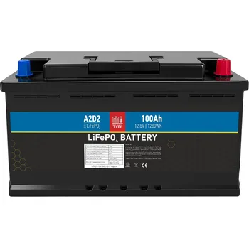 Avacom A2D2 baterie LiFePO4 12,8V 100Ah F15 SELF-HEAT Car Battery Case (REPT cells)