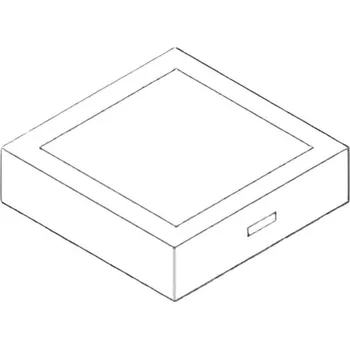 Vodoměrná šachta Ferobet, šachtička bez poklopu, 75 x 75 x 30 cm, přírodní