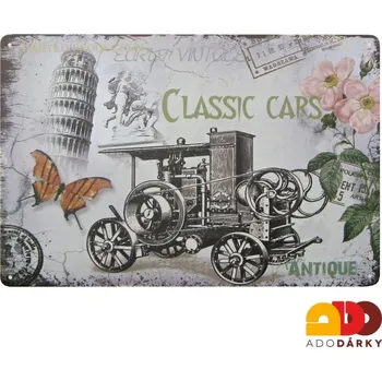 Plechová cedule Plechová cedule - Modern classic 20 x 30,5 cm - var. 4 (Retro cedule)