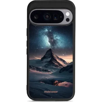 Pouzdro na mobilní telefon Lesklý kryt Mobiwear Glossy - Google Pixel 9 - G006G Hora s hvězdnou oblohou (Prémiové lesklé pouzdro, obal, kryt Mobiwear Glossy na mobil Google Pixel 9 - G006G Hora s hvězdnou oblohou, materiál Plast + TPU silikon - krytí po všech stranách, neošoupateln