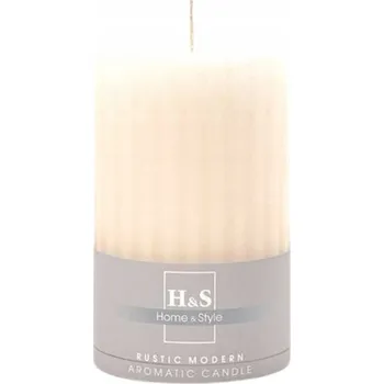 Svíčka Vonná svíčka s vroubkovaným vzorem RAK (09284) Dámský parfém 80/120 ~62h