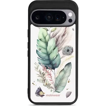 Pouzdro na mobilní telefon Lesklý kryt Mobiwear Glossy - Google Pixel 9 Pro - G018G Jemné kvítí (Prémiové lesklé pouzdro, obal, kryt Mobiwear Glossy na mobil Google Pixel 9 Pro - G018G Jemné kvítí, materiál Plast + TPU silikon - krytí po všech stranách, neošoupatelný potisk, tenké)