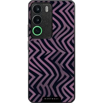 Pouzdro na mobilní telefon Lesklý kryt Mobiwear Glossy - Realme C71 - GA55G Fialové klikyháky (Prémiové lesklé pouzdro, obal, kryt Mobiwear Glossy na mobil Realme C71 - GA55G Fialové klikyháky, materiál Plast + TPU silikon - krytí po všech stranách, neošoupatelný potisk, tenké)