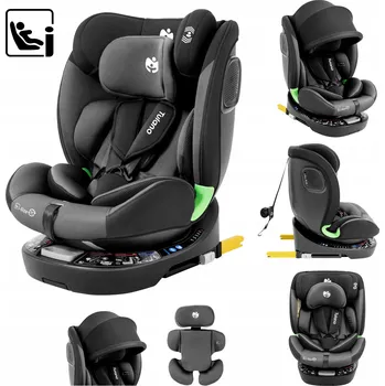Autosedačka Tulano otočná o 360° se základnou ISOFIX šedá