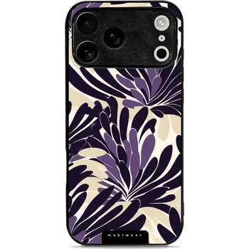 Pouzdro na mobilní telefon Lesklý kryt Mobiwear Glossy - Apple iPhone 17 Pro Max - GA47G Fialová flóra (Prémiové lesklé pouzdro, obal, kryt Mobiwear Glossy na mobil Apple iPhone 17 Pro Max - GA47G Fialová flóra, materiál Plast + TPU silikon - krytí po všech stranách, neošoupatelný)