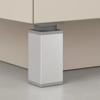 Nábytkové kování Interex Nábytková nožička LEX / Hliník 80 mm