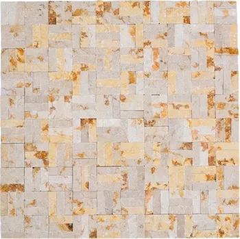 Obklad Kamenná mozaika, Přírodní kámen béžový