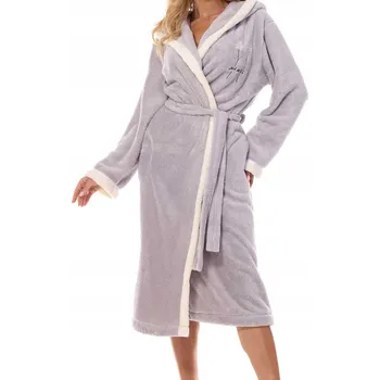 Dámský župan Dámský župan 2419 Tess crystal - L&L šedá XXL