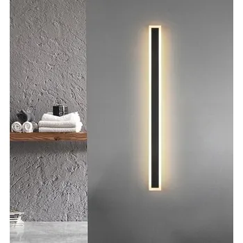 Nástěnné svítidlo Bar-Uno - LED nástěnné svítidlo 80 cm, 31W, Černé