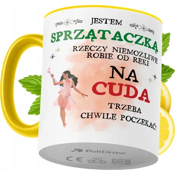 Hrnek Polidraw Hrnek Polidraw Pro Uklízečku jako Dárek, keramický, 330 ml