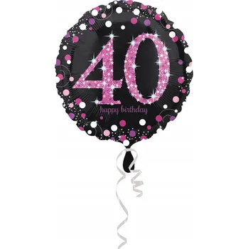Balónek Fóliový balónek k 40. narozeninám – čtyřicítka!