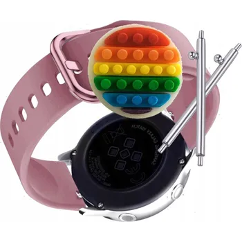 Příslušenství k chytrým hodinkám Pásek Řemínek pro Samsung Galaxy Watch 6 40 mm, Silikon Bordový Poutko