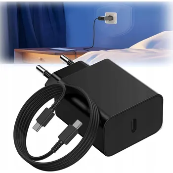 RYCHLÁ NABÍJEČKA PRO TELEFONY SAMSUNG 45W + RYCHLÝ USB-C KABEL 2M 45W