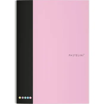 Sešit PASTELINI Školní sešit A4 444 40 listů linkovaný růžový