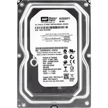 Interní pevný disk Pevný disk Western Digital RE3 WD3202ABYS 320 GB SATA II 3,5"