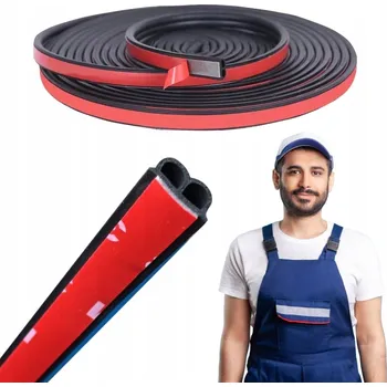 Těsnění do okna a dveří Samolepicí těsnění na dveře auta – typ B