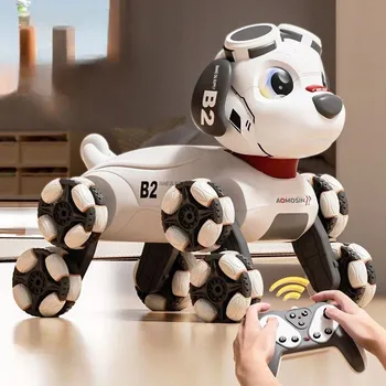 Robot Inteligentní Robotický Pes na Dálkové Ovládání Hračka Bílý | ShaGoLand
