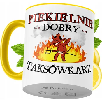 Hrnek Polidraw Hrnek Polidraw Pro Taxikáře jako Dárek, keramický, 330 ml