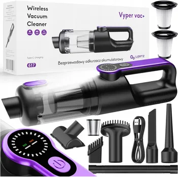 Vysavač Vysavač Lertz ruční bezdrátový TWIN POWER VV+ černý