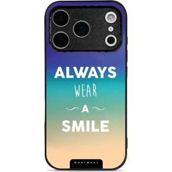 Pouzdro na mobilní telefon Lesklý kryt Mobiwear Glossy - Apple iPhone 17 Pro - G074G Wear a smile (Prémiové lesklé pouzdro, obal, kryt Mobiwear Glossy na mobil Apple iPhone 17 Pro - G074G Wear a smile, materiál Plast + TPU silikon - krytí po všech stranách, neošoupatelný potisk,)