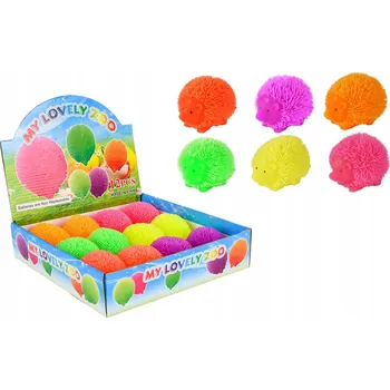 Hračka pro nejmenší MAČKACÍ HRAČKA GUMOVÝ "JEŽEK" - 6 ks