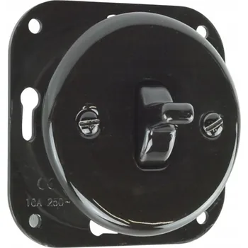 vypínač Keramický vypínač jednoduchý ANTICA retro loft