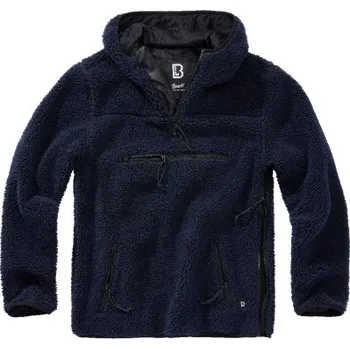 Pánská softshellová bunda Bunda Brandit Teddyfleece Worker Pullover, navy, M