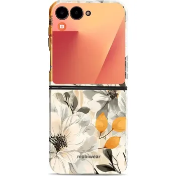 Pouzdro na mobilní telefon Odolný obal Mobiwear Elite Pro - Samsung Galaxy Z Flip 7 - EP75E Podzimní květy (Odolné pouzdro, obal kryt Mobiwear Elite Pro - maximální ochrana mobilu Samsung Galaxy Z Flip 7, zesílené hrany, přesné výřezy, pohodlné držení, odolná grafika, kvalitní)