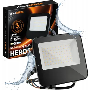 BERGE LED reflektor Heros 50W - IP65 - neutrální bílá MH0174