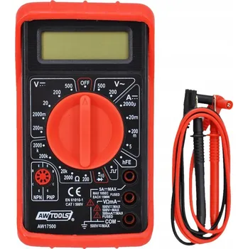 Multimetr AWTOOLS UNIVERZÁLNÍ DIGITÁLNÍ MULTIMETR AW17500