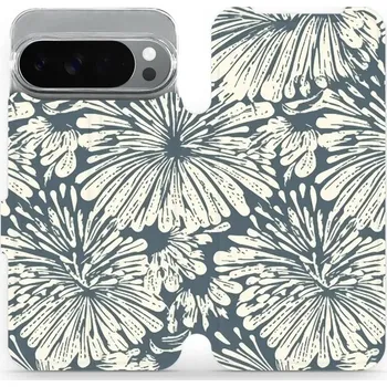 Pouzdro na mobilní telefon Flipové pouzdro Mobiwear - Google Pixel 10 Pro XL - VA42S Exploze květů (Knížkové flip pouzdro, obal, kryt na mobil Google Pixel 10 Pro XL - VA42S Exploze květů, materiál Umělá kůže + TPU - ochrana 360°, stojánek, silikonová vanička, magnetické zavírání)