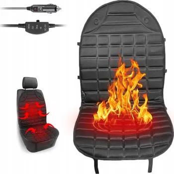 VYHŘÍVACÍ PODLOŽKA 12V S REGULACÍ TEPLOTY DO AUTA NA SEDADLO