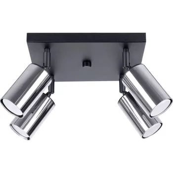 Bodové svítidlo Stropní svítidlo Winx, 4x chromové kovové stínítko, (možnost polohování)