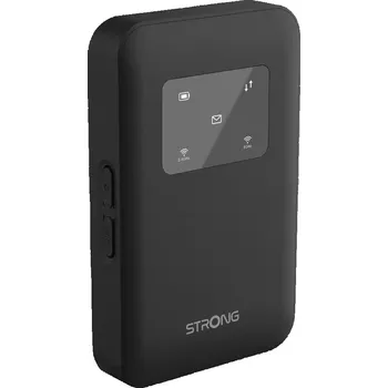 STRONG 4G+ MIFI 900/ data 300Mbps/ Wi-Fi 1200Mbps/ baterie 2500mAh/ WPA3/ micro SIM/ USB-C/ bez displeje/ černý