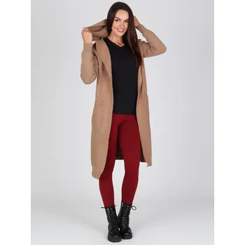 Dámský svetr EVONA a.s. Dámský kardigan KEIKO hnědá - KEIKO HNĚDÁ UNI